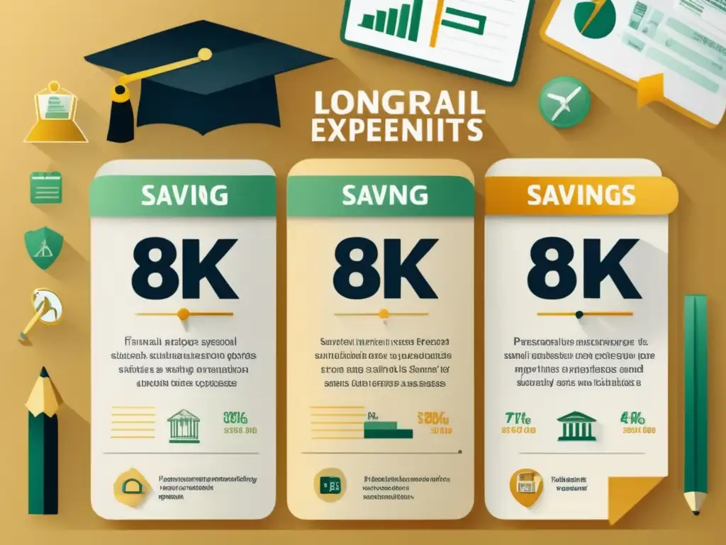 Estrategias de ahorro en estudios Infografía: Estrategias para ahorrar en gastos de estudios