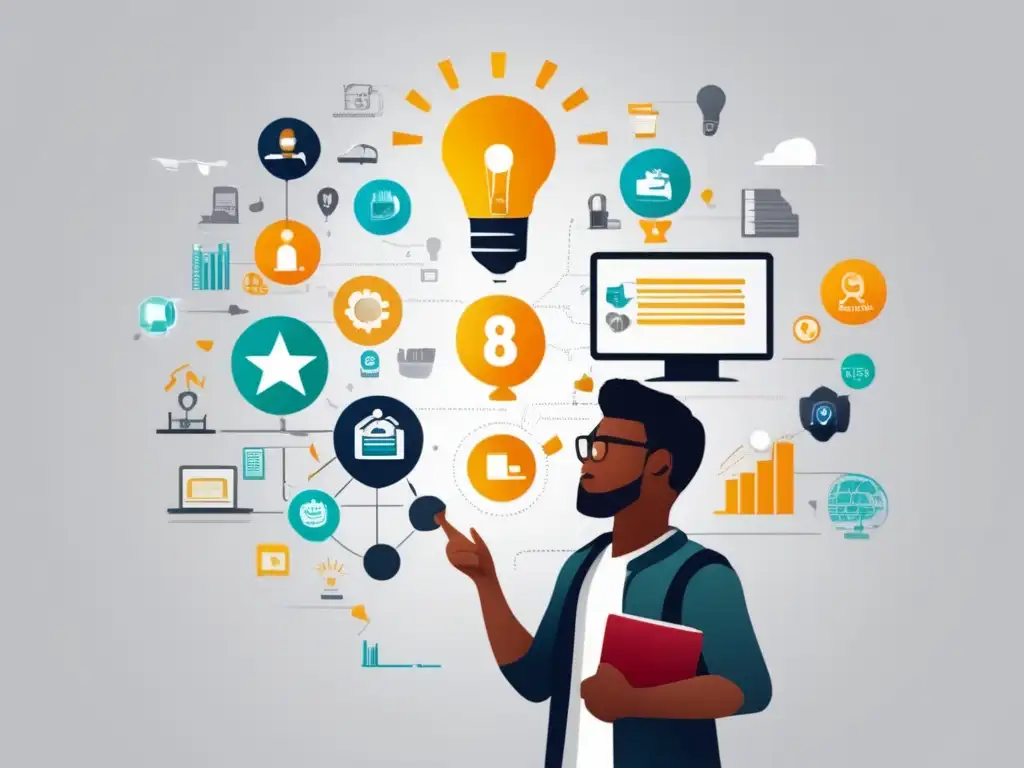 Infografía estudiante emprendedor Estrategias para iniciar un negocio con poco capital para estudiantes y jóvenes emprendedores