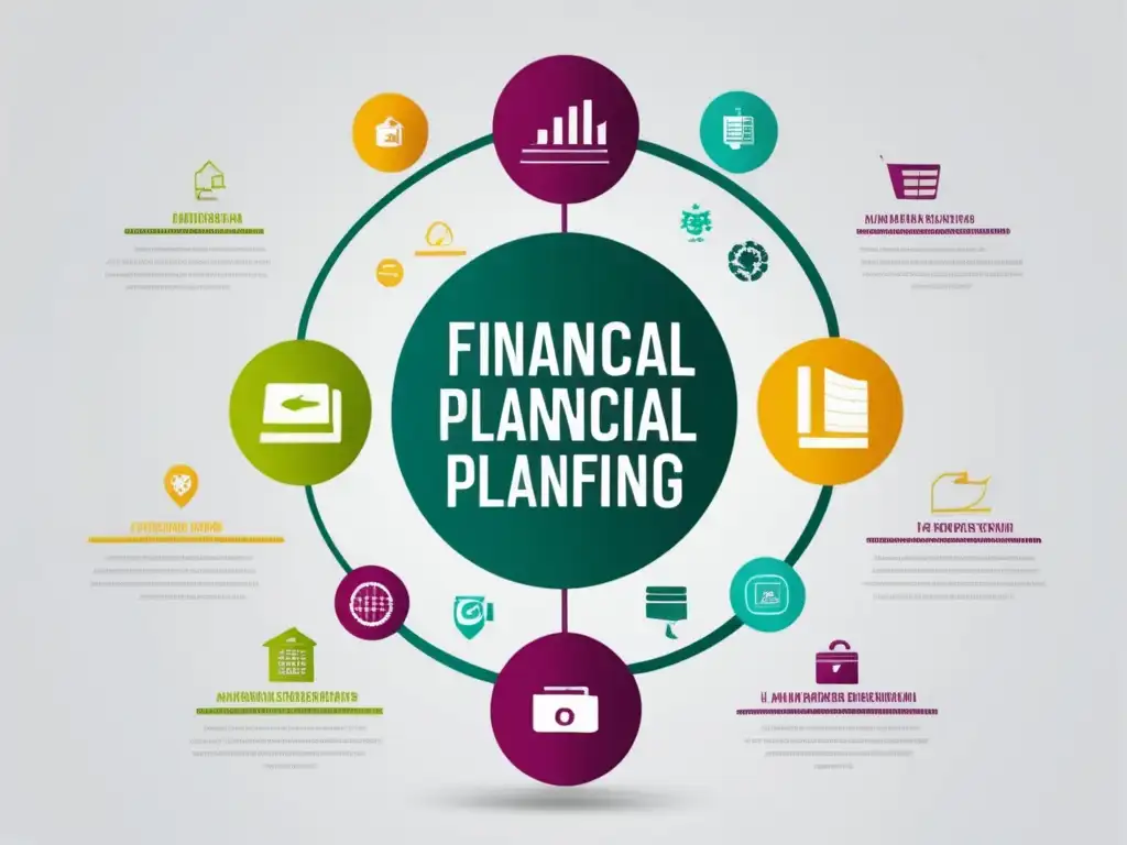 Plan financiero para jóvenes Infografía de planificación financiera para jóvenes y adolescentes con iconos y texto explicativo