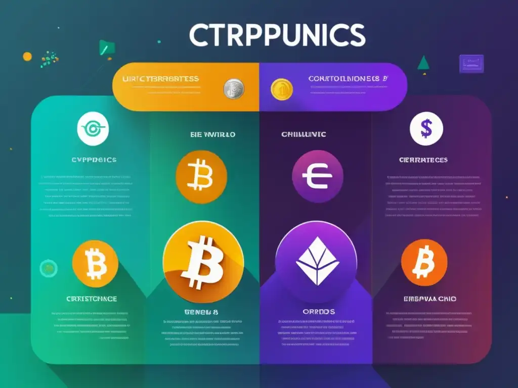 Infografía detallada de criptomonedas Invierte en criptomonedas de manera segura para jóvenes