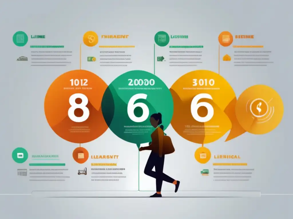 Infografía de planificación financiera para jóvenes Infografía de estrategias financieras para jóvenes preparándose para la jubilación