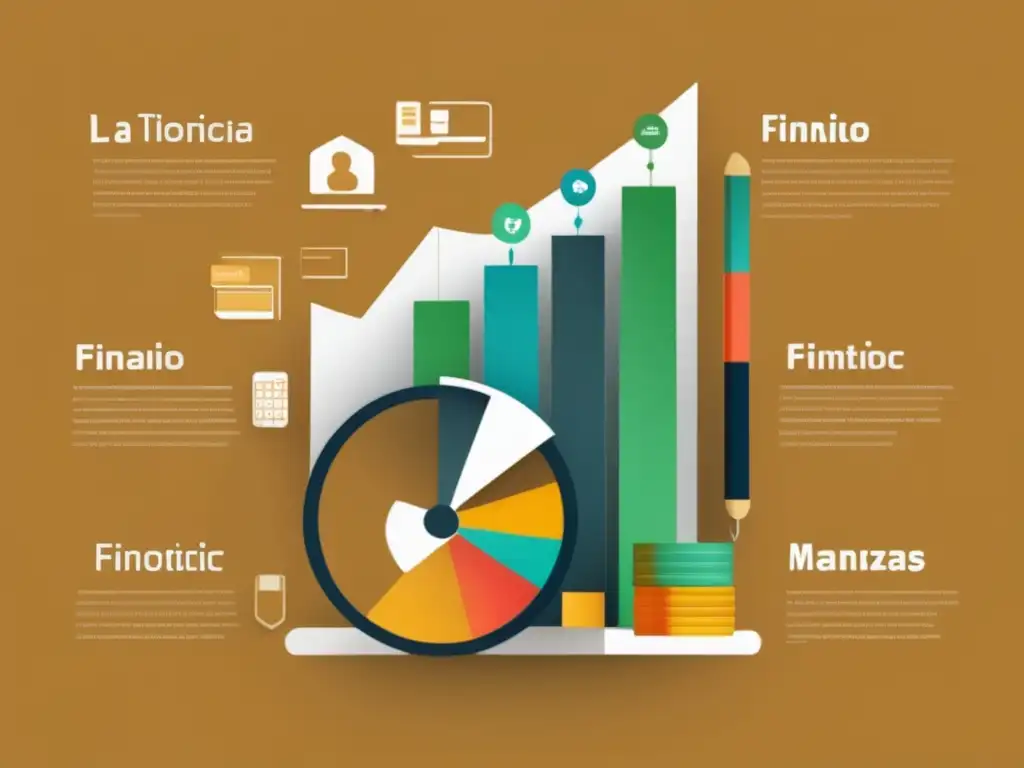 Infografía financiera: Fintonic y métodos de gestión Infografía minimalista de herramientas y métodos para gestionar finanzas, incluyendo la aplicación Fintonic
