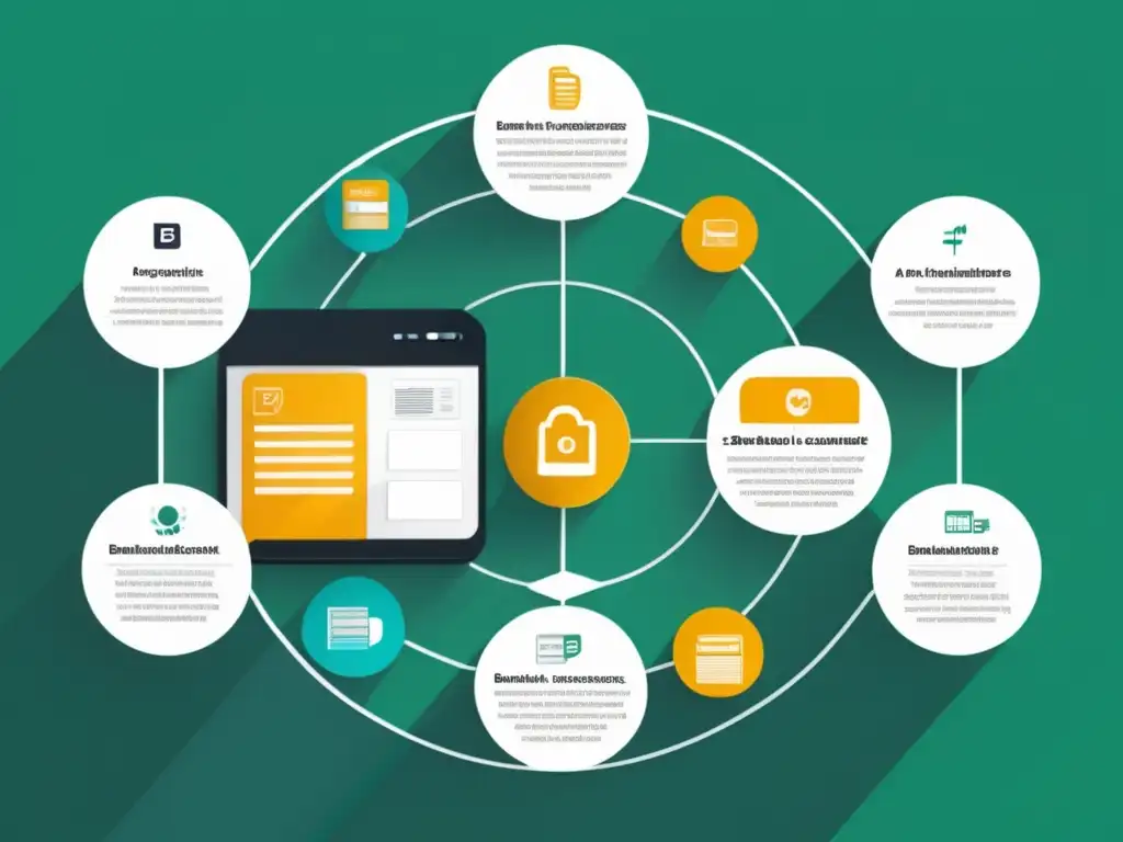 Imagen infográfica de gestión financiera Infografía minimalista y detallada con foco en la aplicación Fintonic