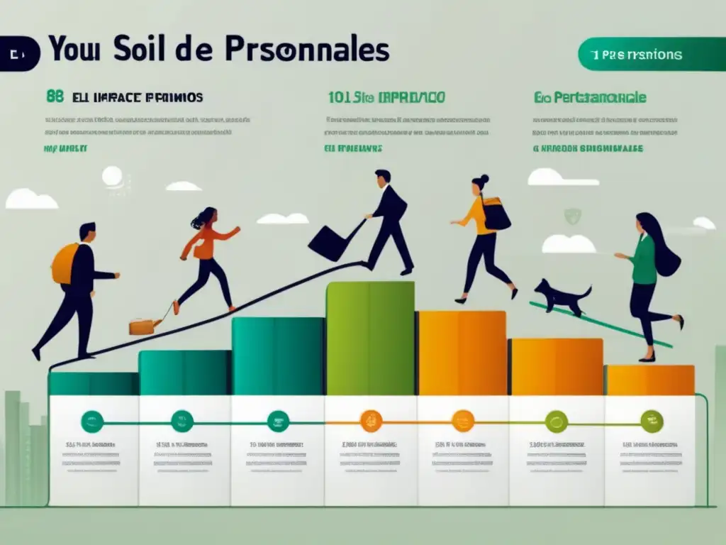 Infografía: Construyendo historial crediticio Infografía de préstamos personales para jóvenes: construyendo historial crediticio sólido