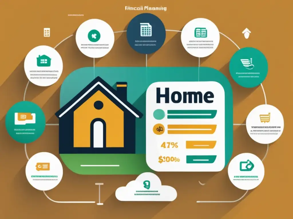 Proceso financiero para comprar primera casa Infografía financiera: planificación para comprar mi primer hogar como joven o adolescente